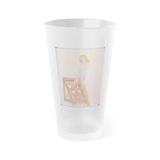 Ann-Margret #198 (Vintage Female Icon) Frosted Pint Glass 16oz 16oz Frosted - Go Mug Yourself