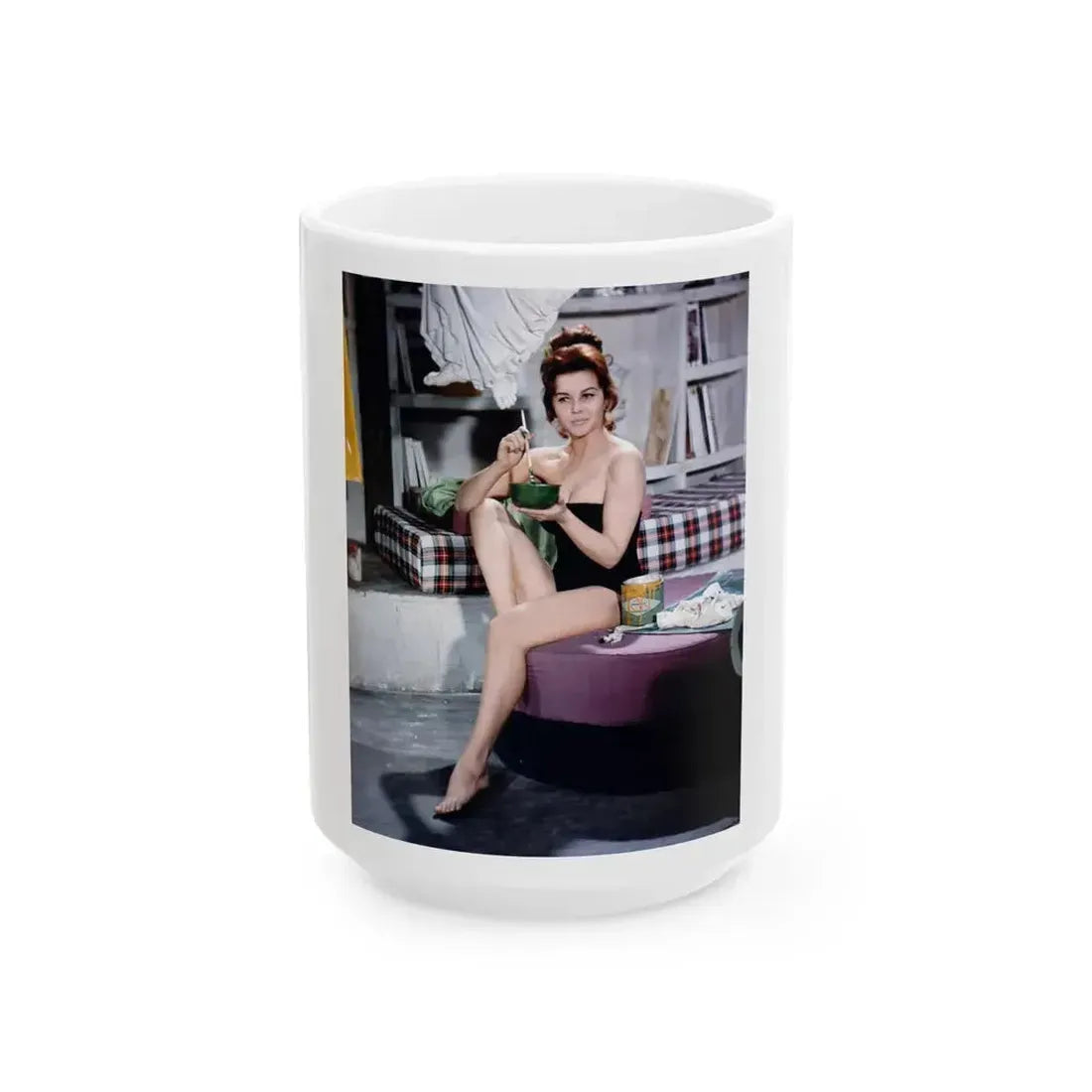 Ann-Margret #200 (Vintage Female Icon) White Coffee Mug 15oz - Go Mug Yourself
