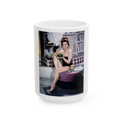Ann-Margret #200 (Vintage Female Icon) White Coffee Mug 15oz - Go Mug Yourself