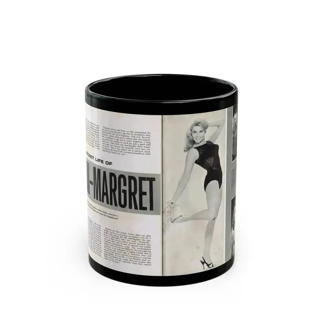 Ann-Margret #220 (Vintage Female Icon) Black Coffee Mug 11oz - Go Mug Yourself