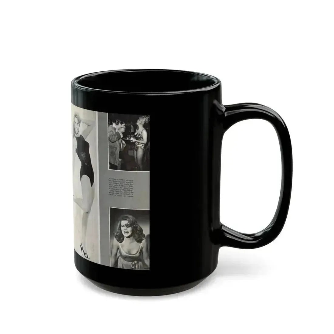 Ann-Margret #220 (Vintage Female Icon) Black Coffee Mug - Go Mug Yourself