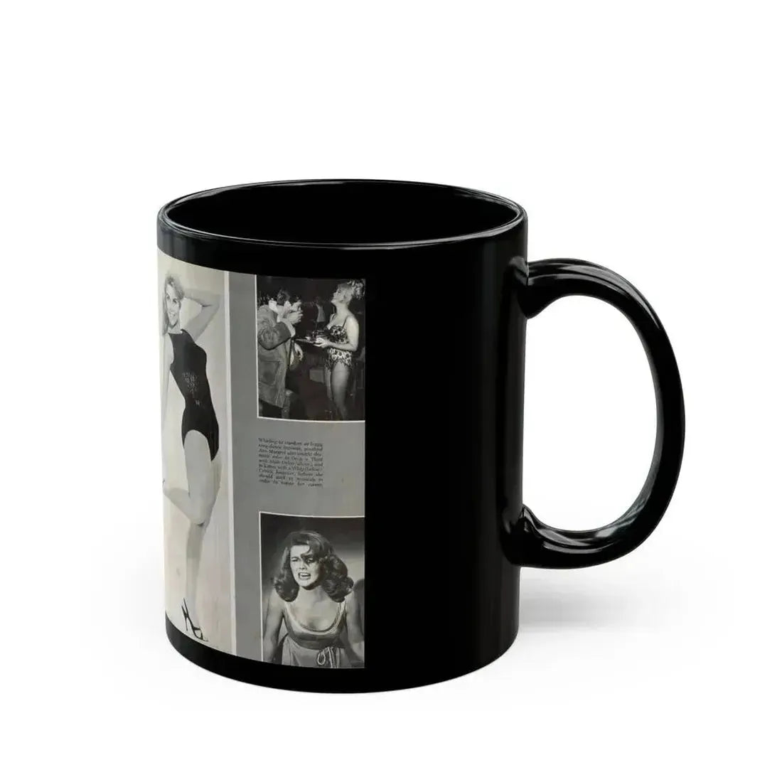 Ann-Margret #220 (Vintage Female Icon) Black Coffee Mug - Go Mug Yourself