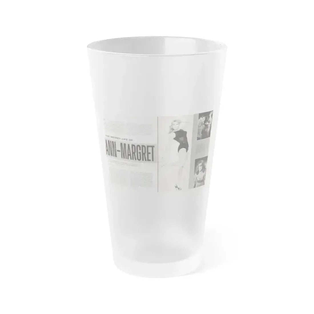 Ann-Margret #220 (Vintage Female Icon) Frosted Pint Glass 16oz 16oz Frosted - Go Mug Yourself