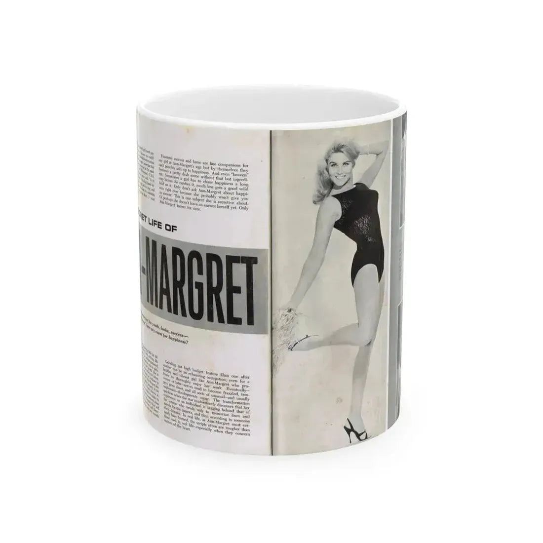 Ann-Margret #220 (Vintage Female Icon) White Coffee Mug 11oz - Go Mug Yourself