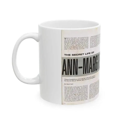 Ann-Margret #220 (Vintage Female Icon) White Coffee Mug - Go Mug Yourself