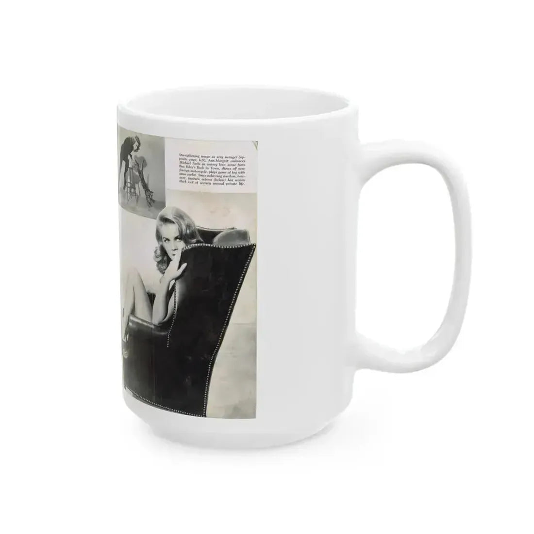 Ann-Margret #221 (Vintage Female Icon) White Coffee Mug - Go Mug Yourself
