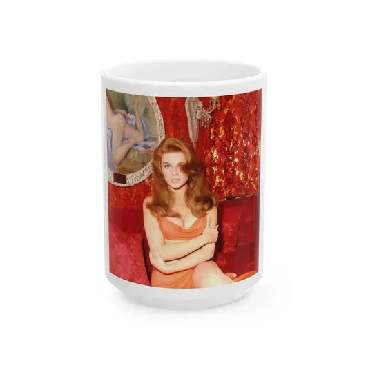 Ann-Margret #225 (Vintage Female Icon) White Coffee Mug 15oz - Go Mug Yourself
