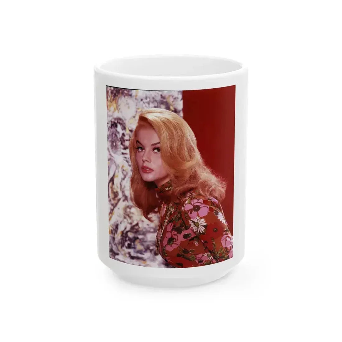 Ann-Margret #235 (Vintage Female Icon) White Coffee Mug 15oz - Go Mug Yourself