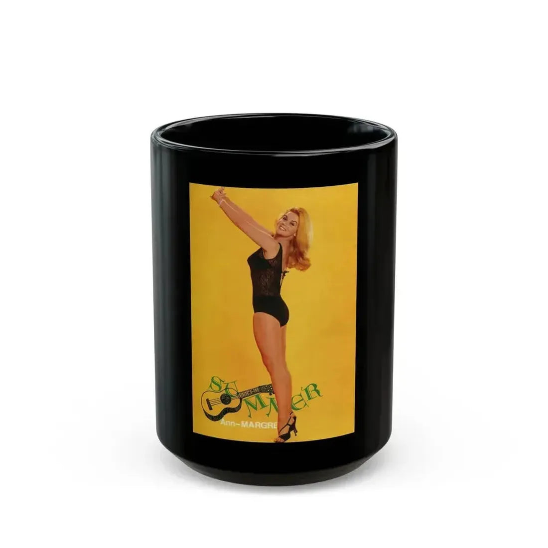 Ann-Margret #236 (Vintage Female Icon) Black Coffee Mug 15oz - Go Mug Yourself