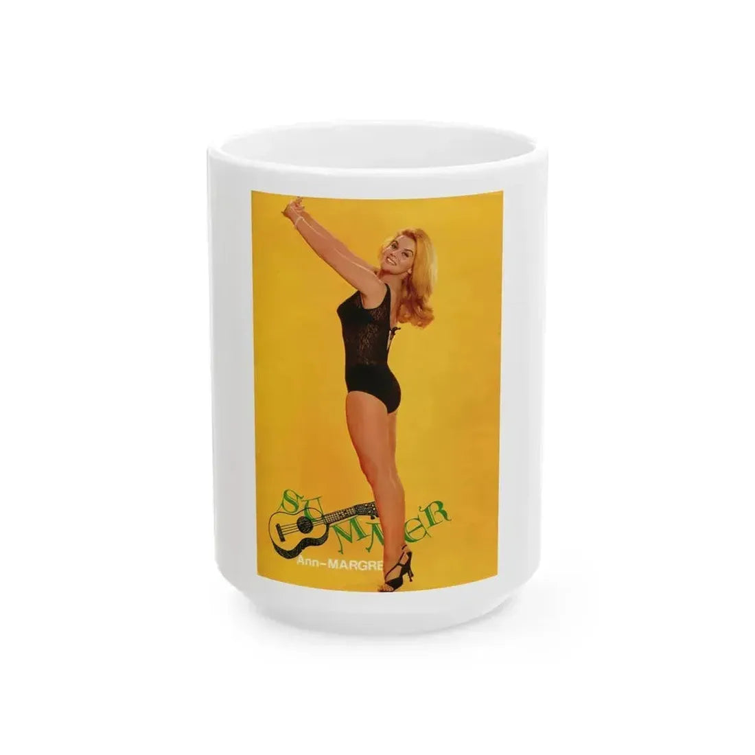 Ann-Margret #236 (Vintage Female Icon) White Coffee Mug 15oz - Go Mug Yourself