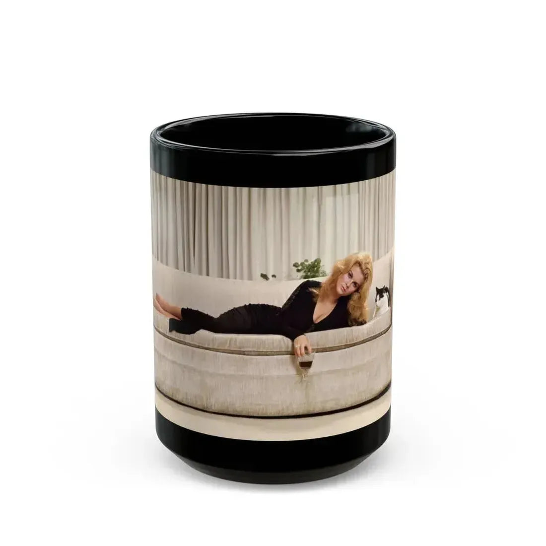 Ann-Margret #237 (Vintage Female Icon) Black Coffee Mug 15oz - Go Mug Yourself