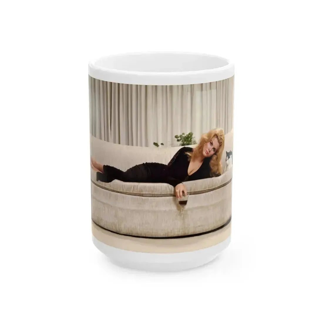 Ann-Margret #237 (Vintage Female Icon) White Coffee Mug 15oz - Go Mug Yourself