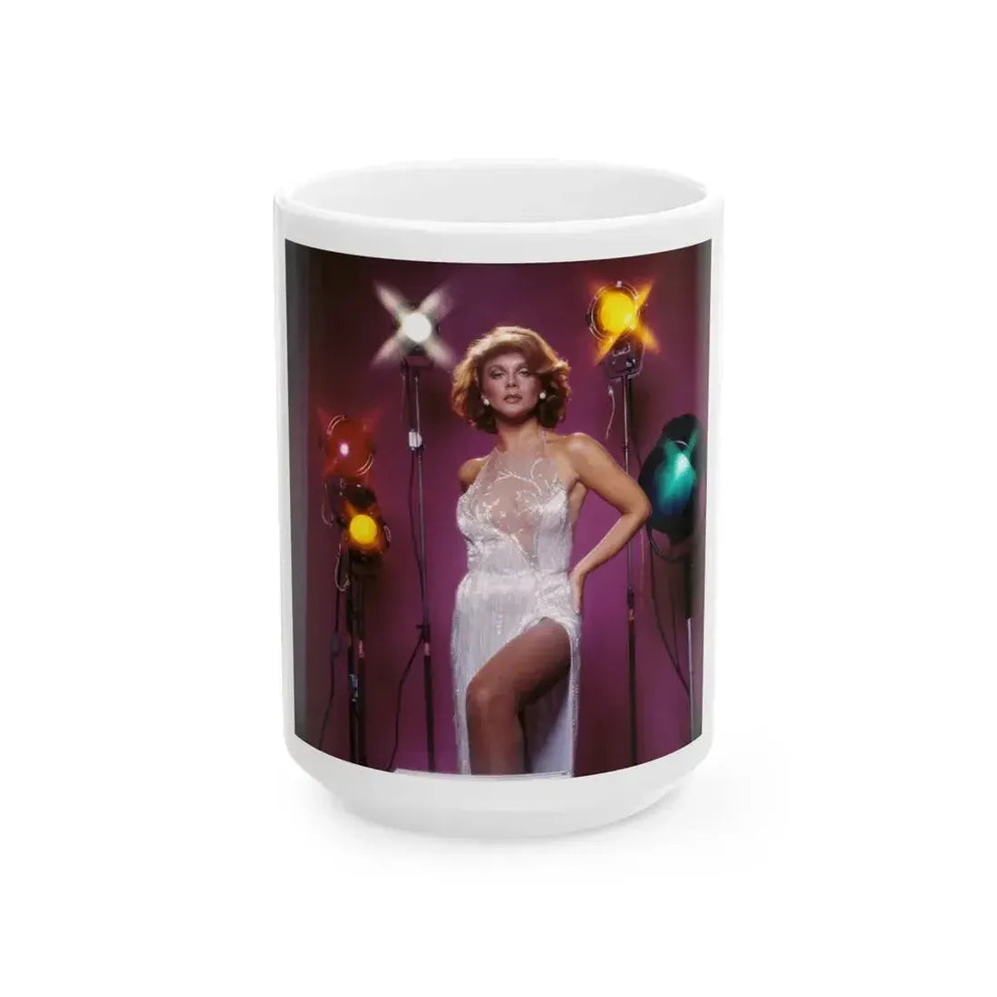 Ann-Margret #239 (Vintage Female Icon) White Coffee Mug 15oz - Go Mug Yourself