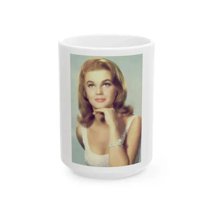 Ann-Margret #248 (Vintage Female Icon) White Coffee Mug 15oz - Go Mug Yourself