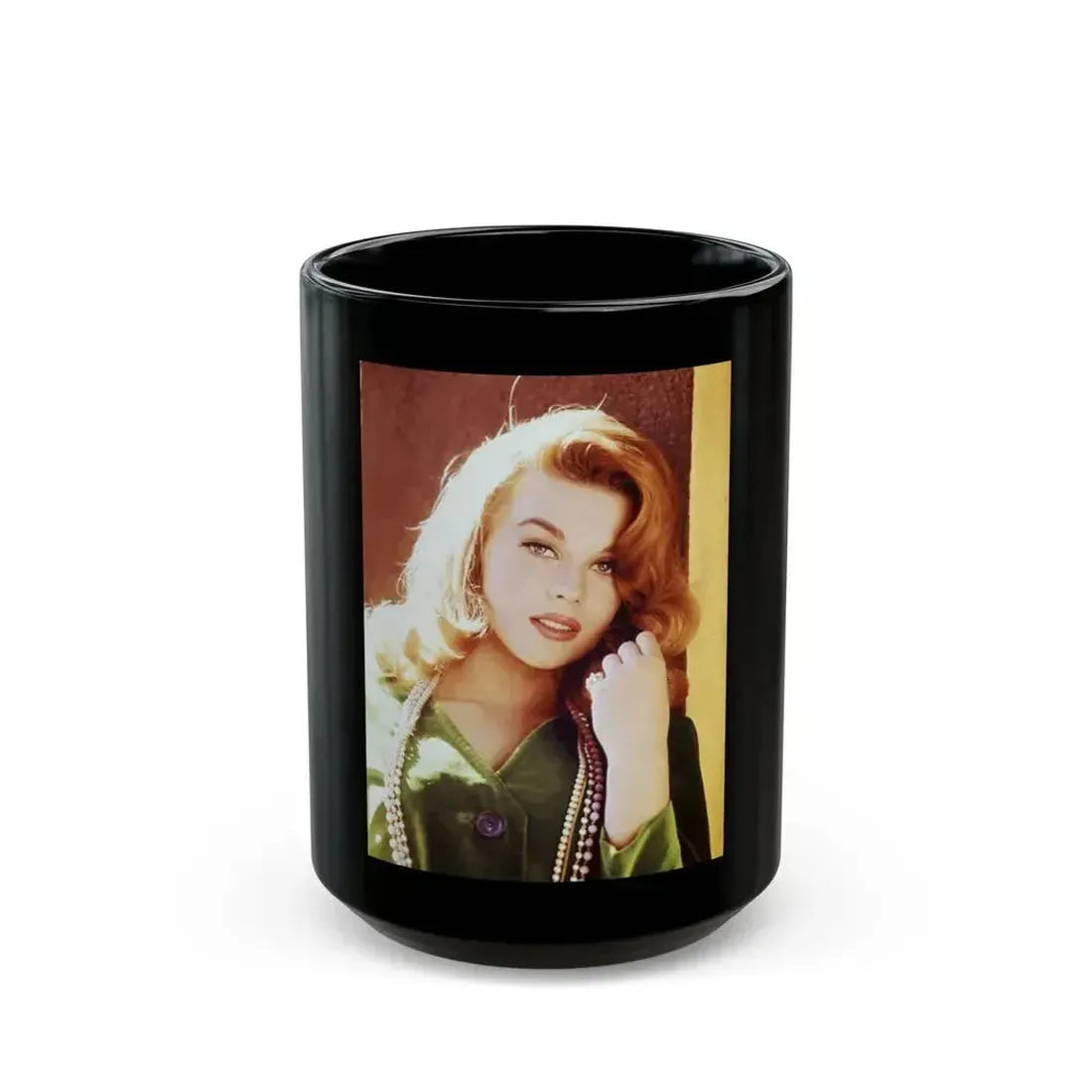 Ann-Margret #249 (Vintage Female Icon) Black Coffee Mug 15oz - Go Mug Yourself
