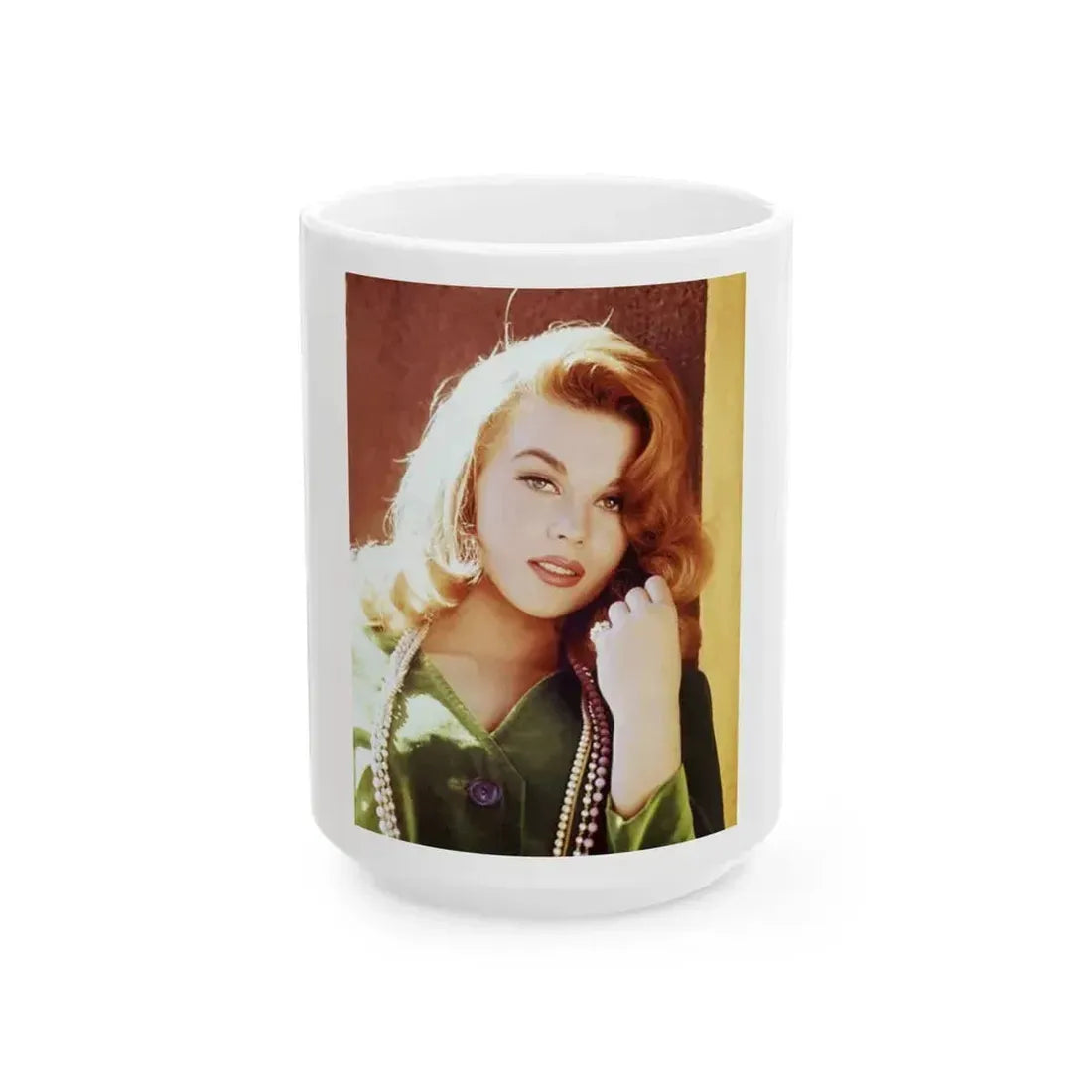 Ann-Margret #249 (Vintage Female Icon) White Coffee Mug 15oz - Go Mug Yourself