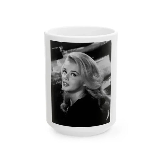 Ann-Margret #25 (Vintage Female Icon) White Coffee Mug 15oz - Go Mug Yourself