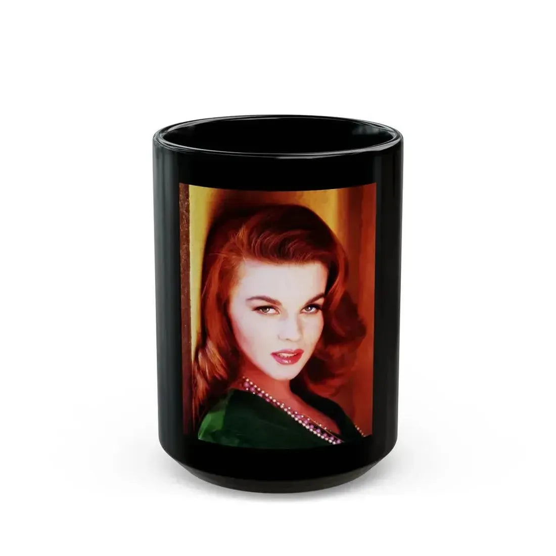 Ann-Margret #254 (Vintage Female Icon) Black Coffee Mug 15oz - Go Mug Yourself