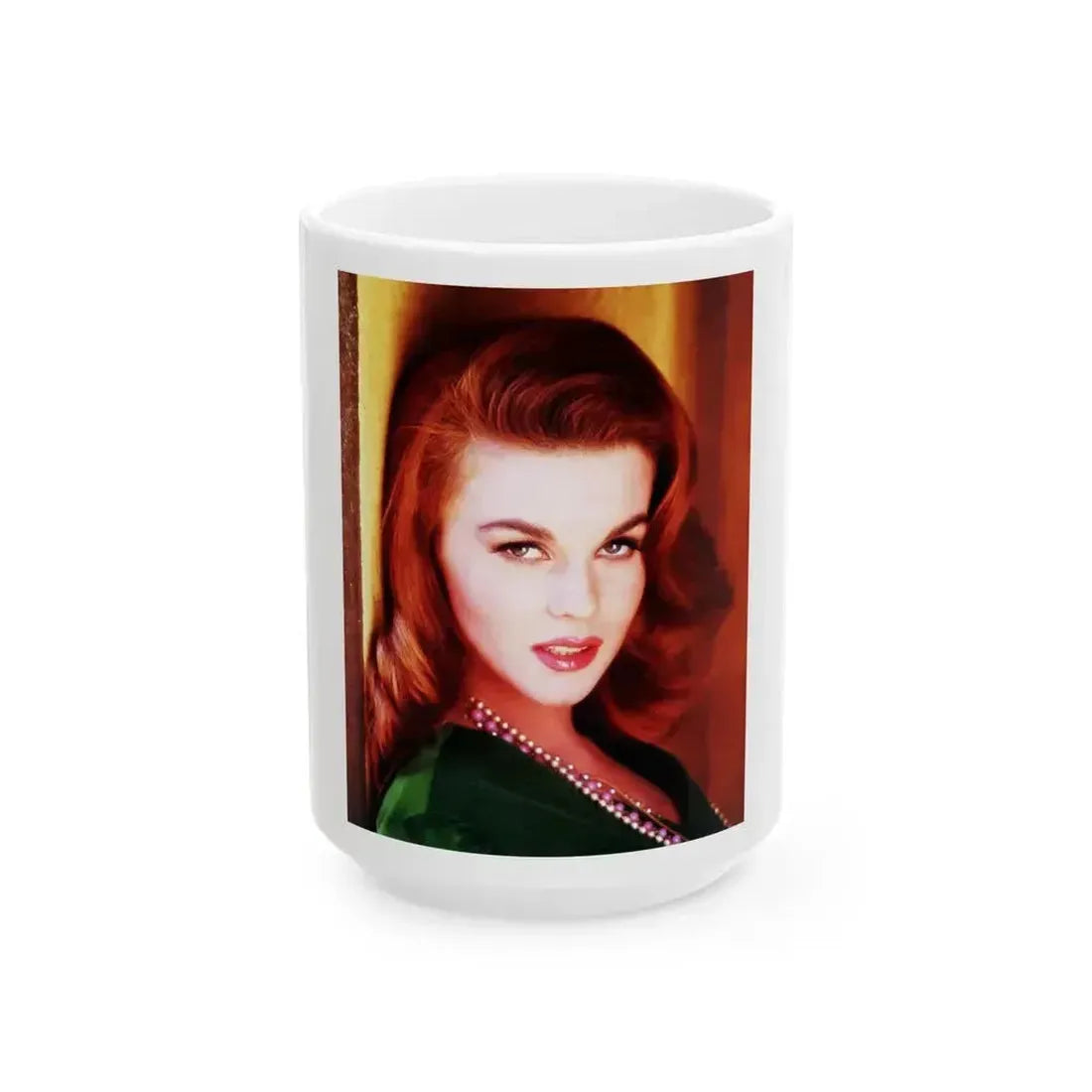 Ann-Margret #254 (Vintage Female Icon) White Coffee Mug 15oz - Go Mug Yourself