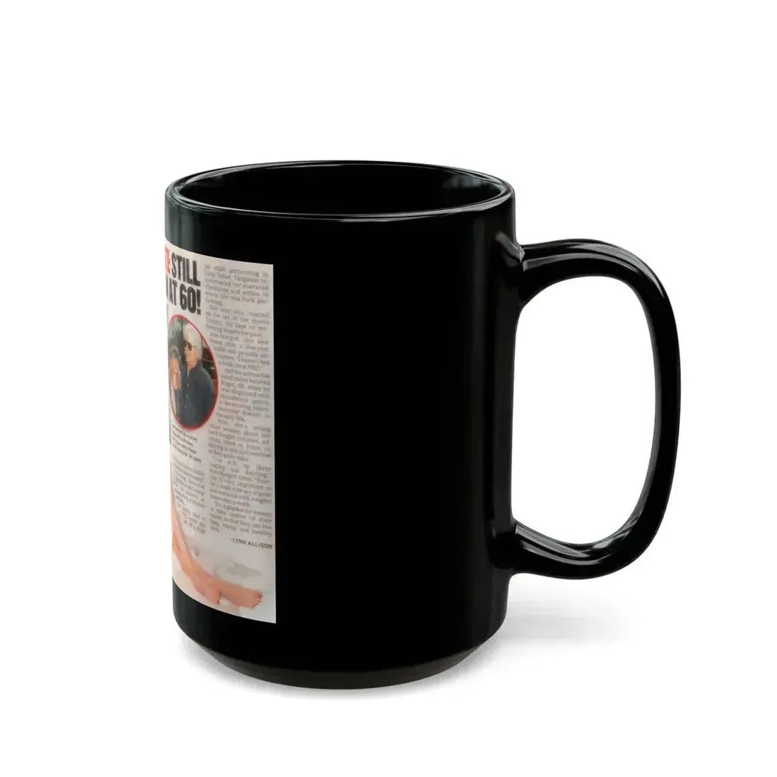 Ann-Margret #261 (Vintage Female Icon) Black Coffee Mug - Go Mug Yourself