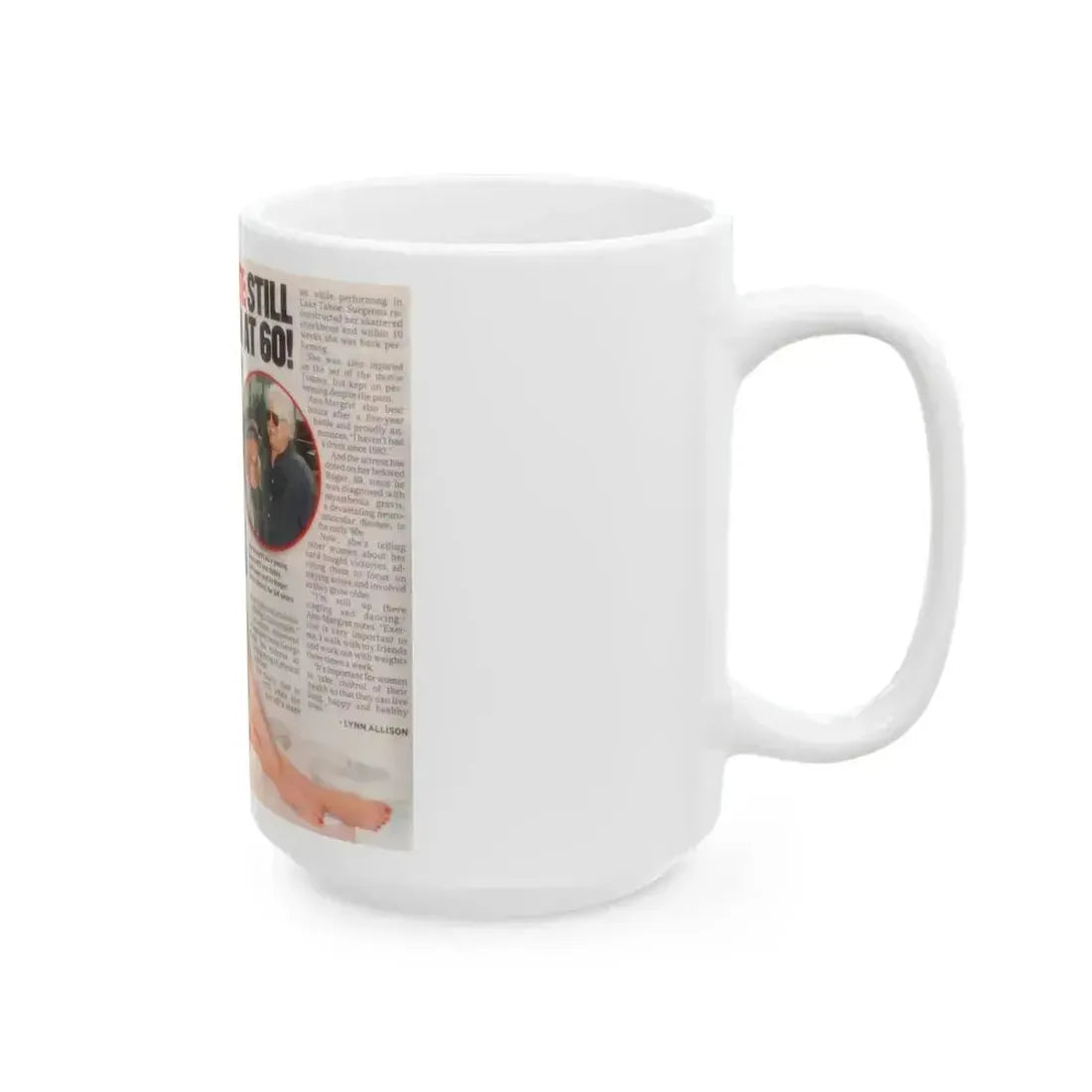 Ann-Margret #261 (Vintage Female Icon) White Coffee Mug - Go Mug Yourself