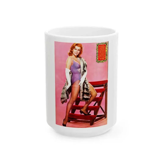 Ann-Margret #274 (Vintage Female Icon) White Coffee Mug 15oz - Go Mug Yourself