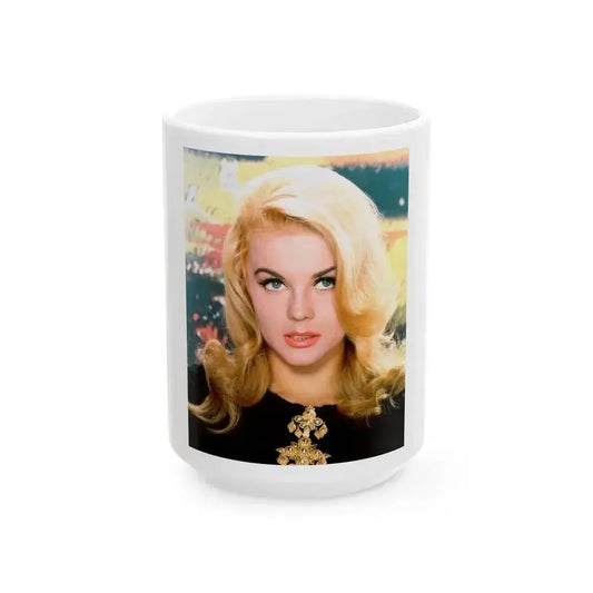 Ann-Margret #31 (Vintage Female Icon) White Coffee Mug 15oz - Go Mug Yourself