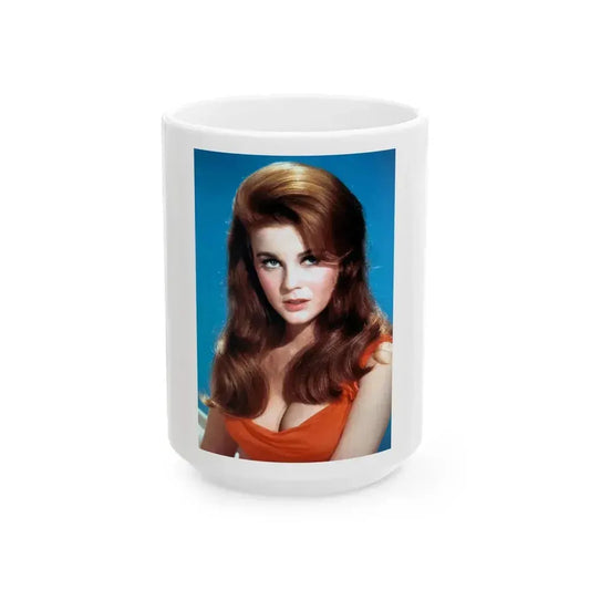 Ann-Margret #66 (Vintage Female Icon) White Coffee Mug 15oz - Go Mug Yourself