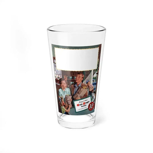 Ann Page ad, Woman's Day, June 1947 (Magazine Illustration) Pint Glass 16oz 16oz - Go Mug Yourself