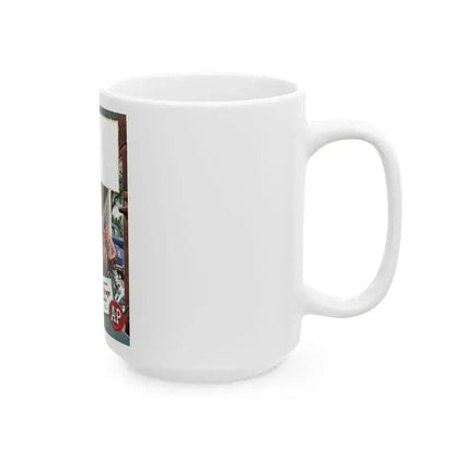 Ann Page ad, Woman's Day, June 1947 - White Coffee Mug - Go Mug Yourself