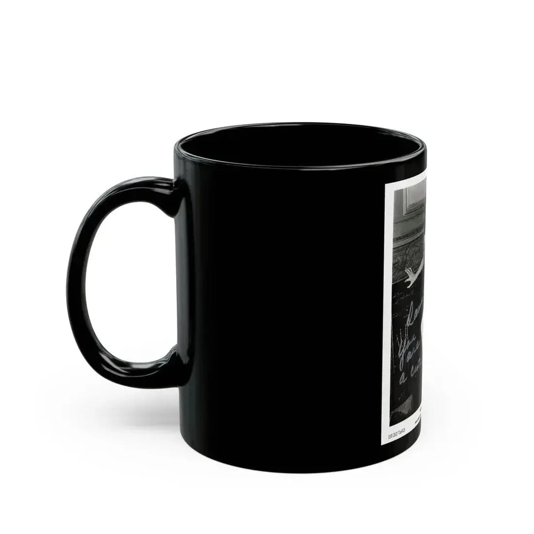 Ann Robinson #01 - 8x10 HQ B&W Glamour Cheesecake Damn Citizen '58 Promo Photo (Vintage Female Icon) Black Coffee Mug - Go Mug Yourself