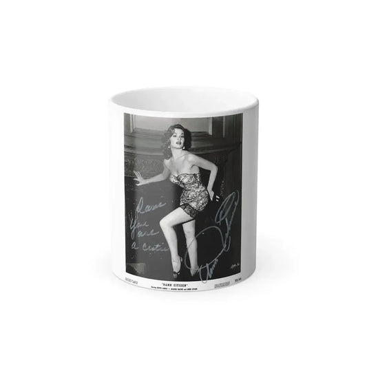 Ann Robinson #01 - 8x10 HQ B&W Glamour Cheesecake Damn Citizen '58 Promo Photo (Vintage Female Icon) Color Changing Mug 11oz 11oz - Go Mug Yourself