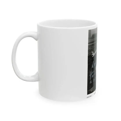 Ann Robinson #01 - 8x10 HQ B&W Glamour Cheesecake Damn Citizen '58 Promo Photo (Vintage Female Icon) White Coffee Mug - Go Mug Yourself