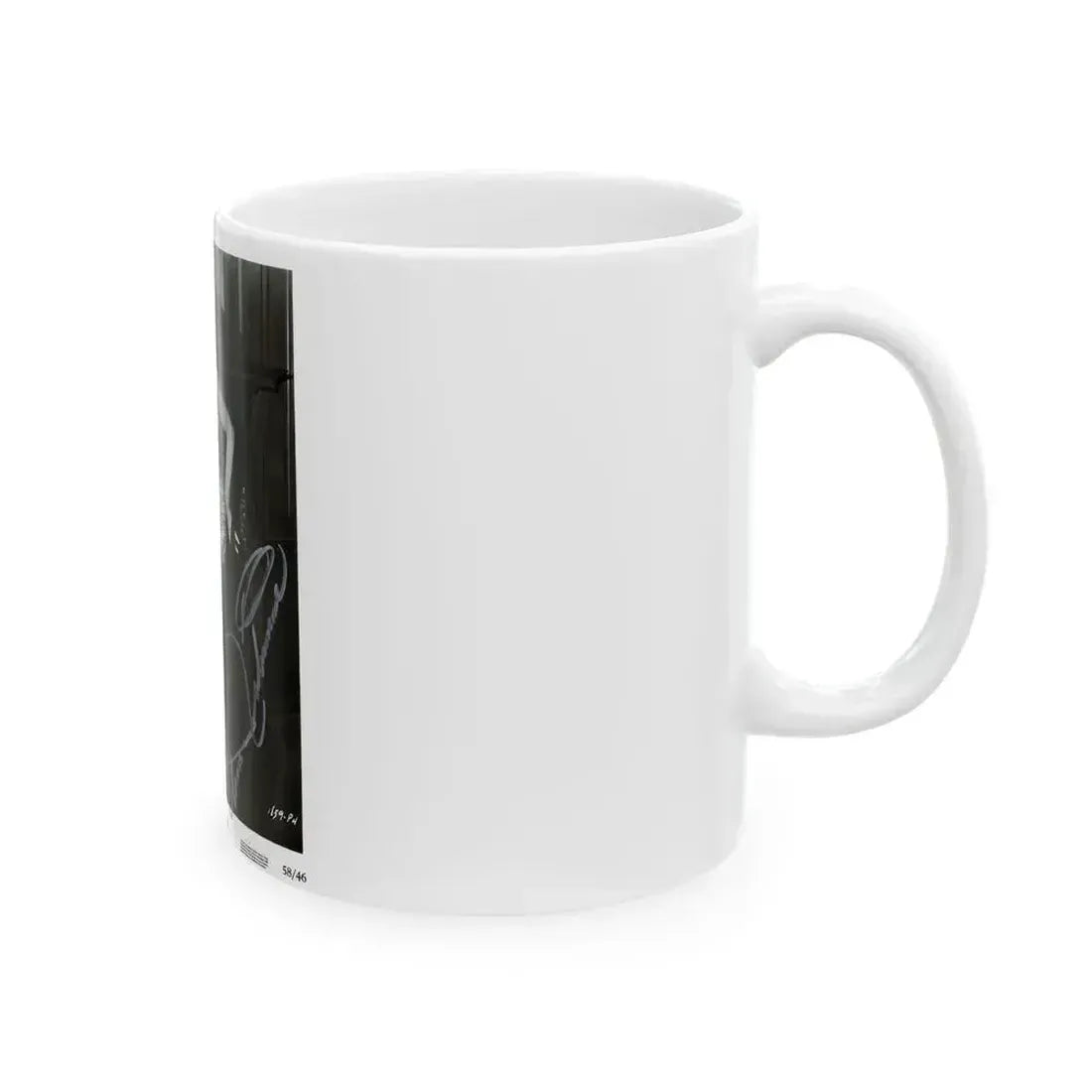 Ann Robinson #01 - 8x10 HQ B&W Glamour Cheesecake Damn Citizen '58 Promo Photo (Vintage Female Icon) White Coffee Mug - Go Mug Yourself