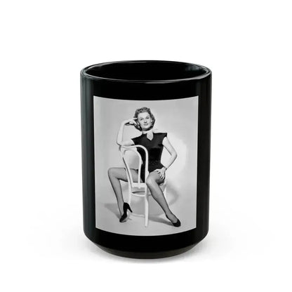 Ann Robinson #07 (Vintage Female Icon) Black Coffee Mug 15oz - Go Mug Yourself
