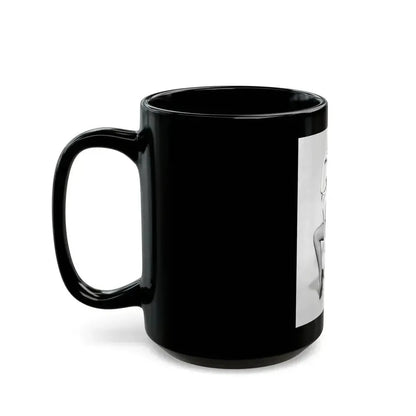 Ann Robinson #07 (Vintage Female Icon) Black Coffee Mug - Go Mug Yourself