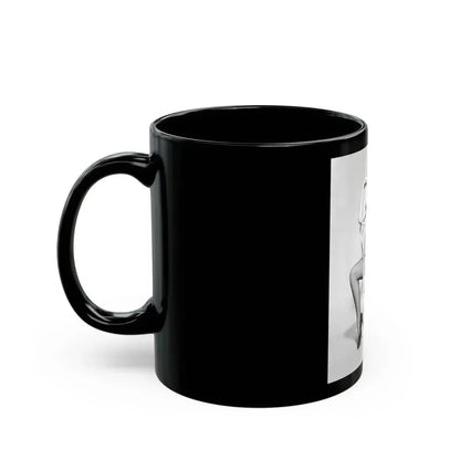 Ann Robinson #07 (Vintage Female Icon) Black Coffee Mug - Go Mug Yourself