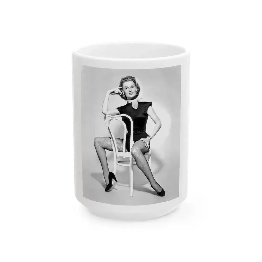 Ann Robinson #07 (Vintage Female Icon) White Coffee Mug 15oz - Go Mug Yourself