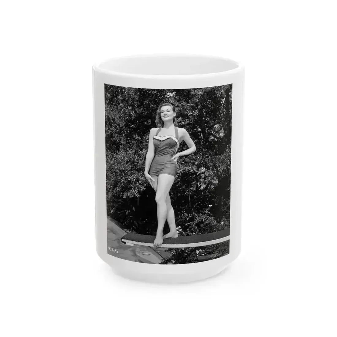 Ann Robinson #08 (Vintage Female Icon) White Coffee Mug 15oz - Go Mug Yourself