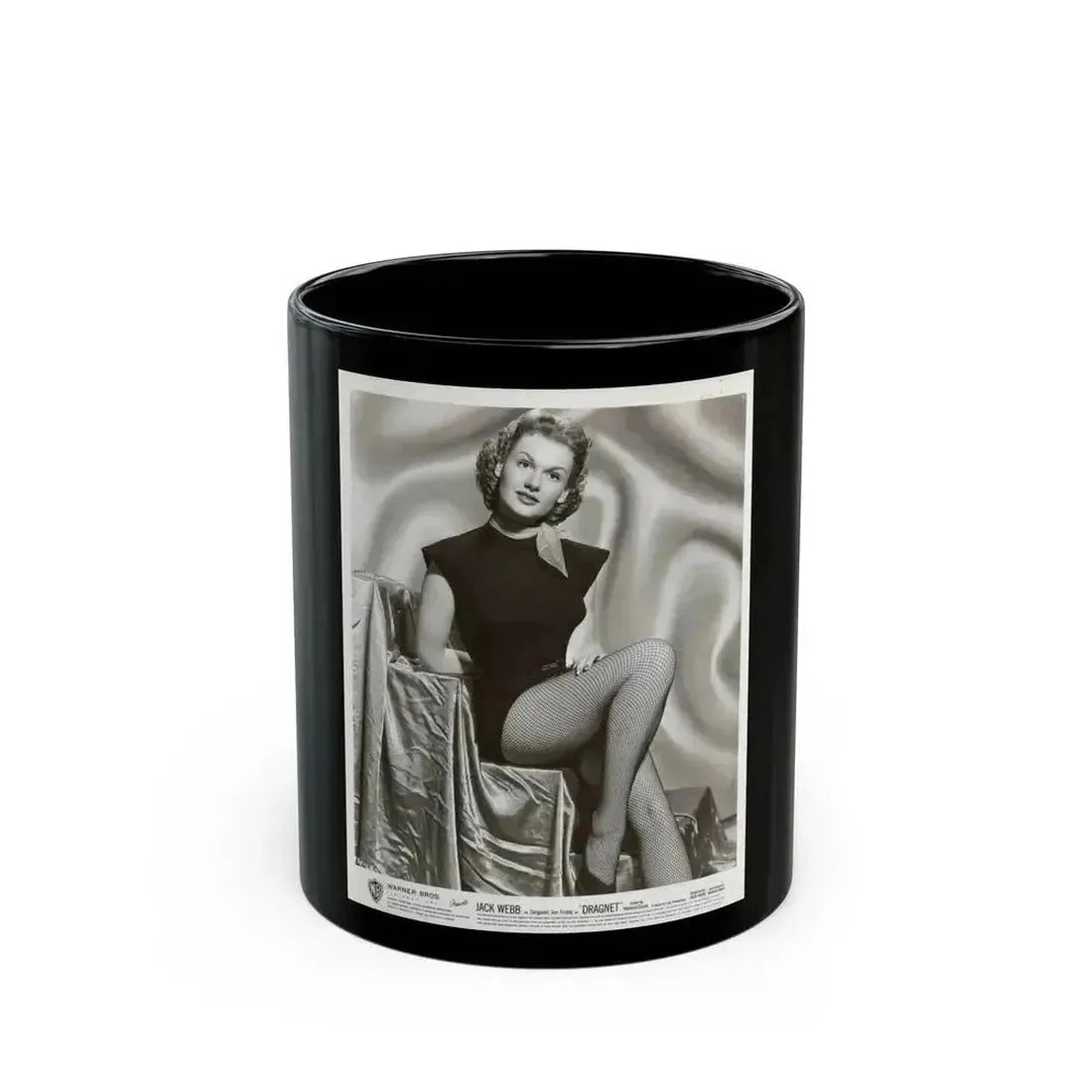 Ann Robinson #09 (Vintage Female Icon) Black Coffee Mug 11oz - Go Mug Yourself