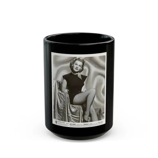 Ann Robinson #09 (Vintage Female Icon) Black Coffee Mug 15oz - Go Mug Yourself