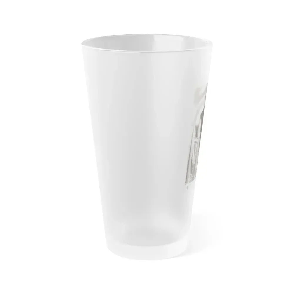 Ann Robinson #09 (Vintage Female Icon) Frosted Pint Glass 16oz - Go Mug Yourself