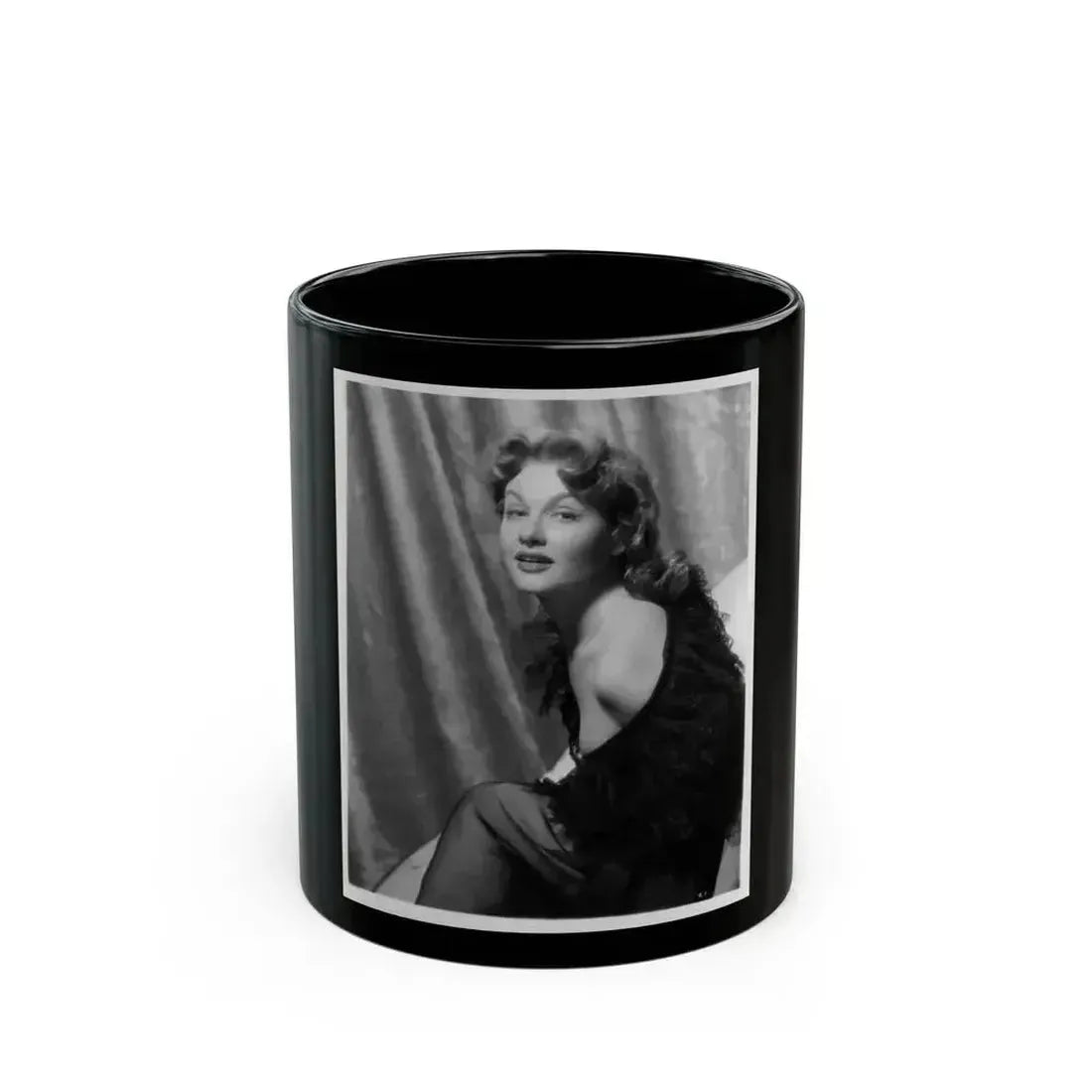 Ann Robinson #10 (Vintage Female Icon) Black Coffee Mug 11oz - Go Mug Yourself