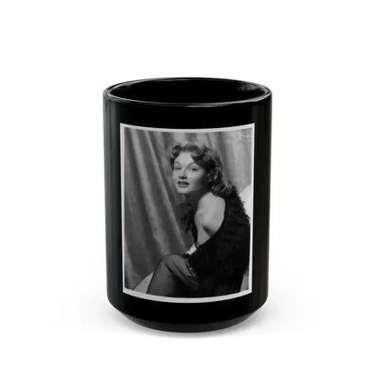 Ann Robinson #10 (Vintage Female Icon) Black Coffee Mug 15oz - Go Mug Yourself