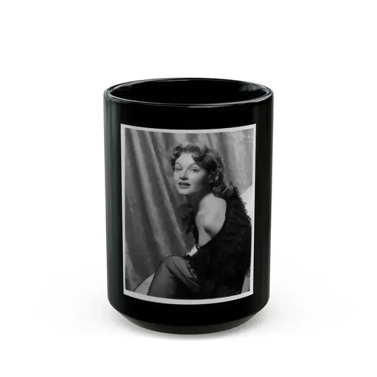 Ann Robinson #10 (Vintage Female Icon) Black Coffee Mug 15oz - Go Mug Yourself