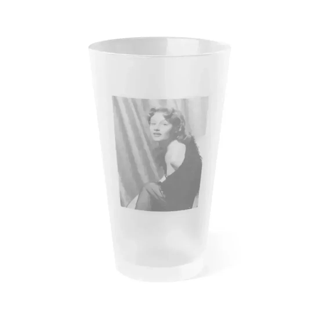 Ann Robinson #10 (Vintage Female Icon) Frosted Pint Glass 16oz 16oz Frosted - Go Mug Yourself
