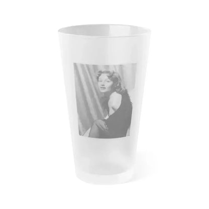 Ann Robinson #10 (Vintage Female Icon) Frosted Pint Glass 16oz 16oz Frosted - Go Mug Yourself