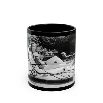 Ann Robinson #13 (Vintage Female Icon) Black Coffee Mug 11oz - Go Mug Yourself