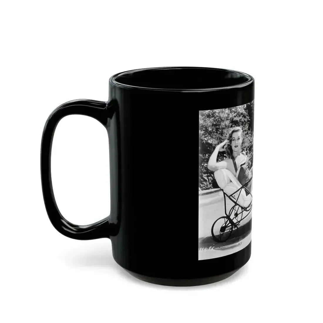 Ann Robinson #13 (Vintage Female Icon) Black Coffee Mug - Go Mug Yourself