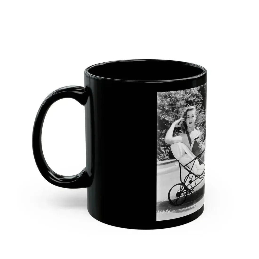 Ann Robinson #13 (Vintage Female Icon) Black Coffee Mug - Go Mug Yourself